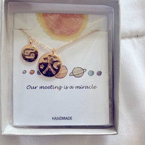 Brand new never opened cancer zodiac sign necklace